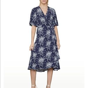 BCBGMaxazria Floral wrap dress